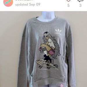 ISO adidas Skater girl sweatshirt